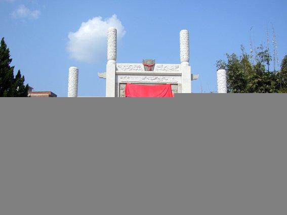 大儒里碑坊现已基本建成